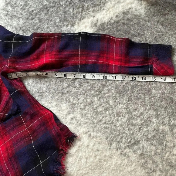 🔥4/$20 Anthropologie Cloth & Stone Plaid Shirt - Picture 11 of 12